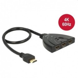 Switch HDMI 3 In 1 Out 4K...