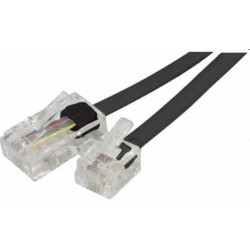 Câble télécom RJ11 Mâle /...